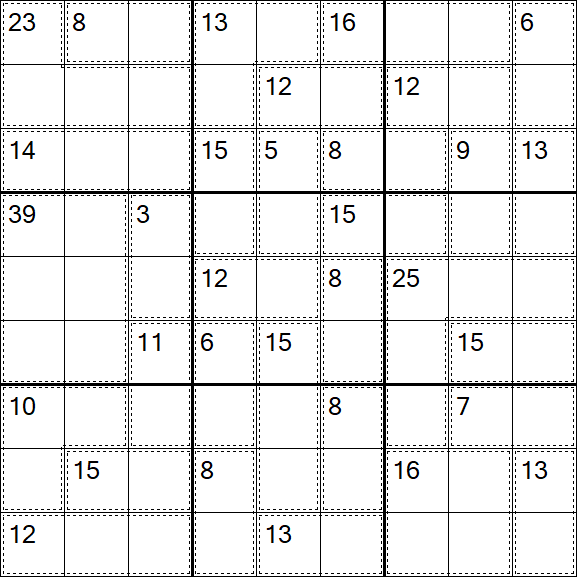 Killer Sudoku - Medium