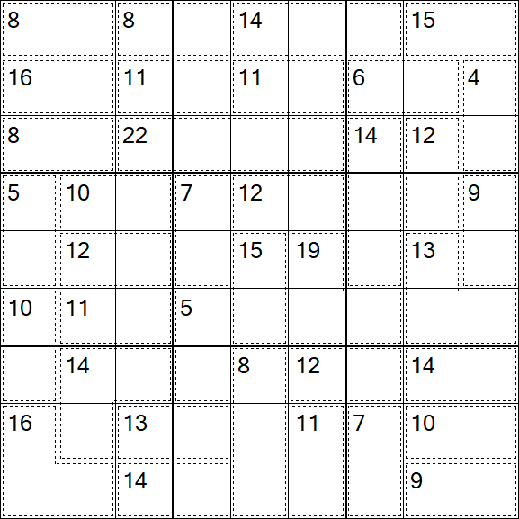 Killer Sudoku - Medium