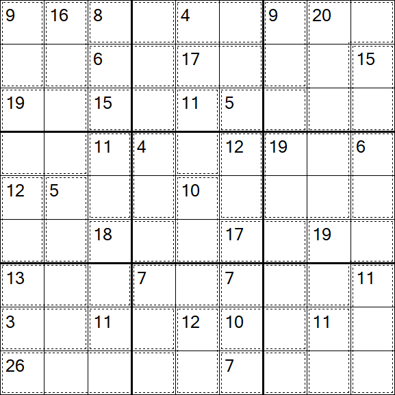 Killer Sudoku - Medium