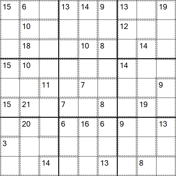 Killer Sudoku - Medium