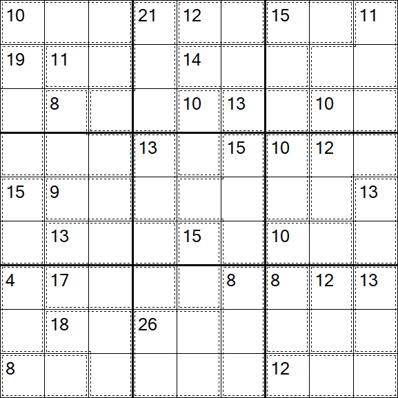 Killer Sudoku - Medium