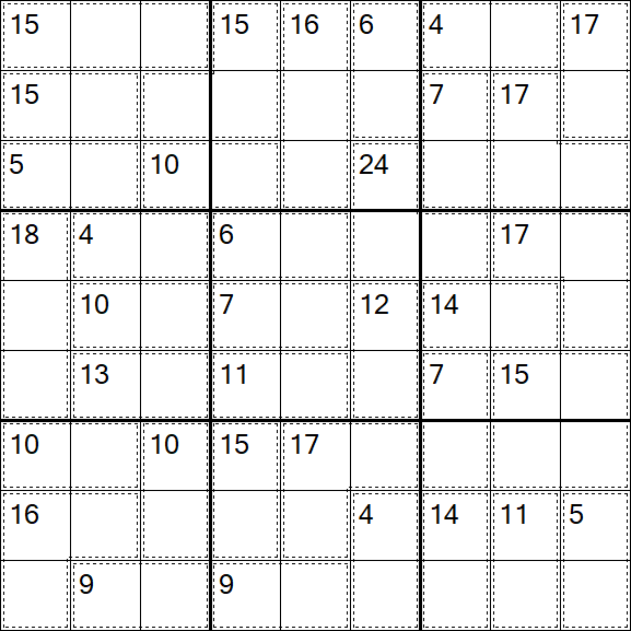 Killer Sudoku - Medium