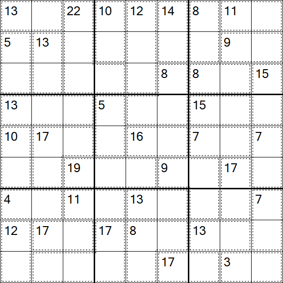 Killer Sudoku - Medium