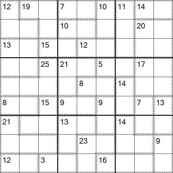 Killer Sudoku - Medium