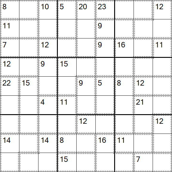 Killer Sudoku - Medium
