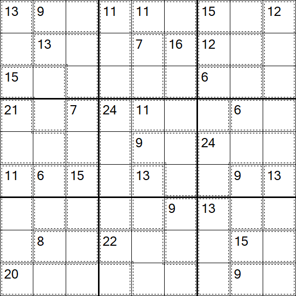 Killer Sudoku - Medium