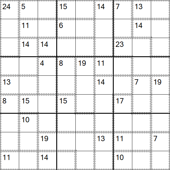 Killer Sudoku - Medium