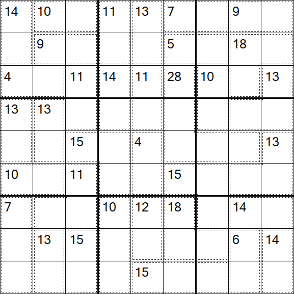 Killer Sudoku - Medium