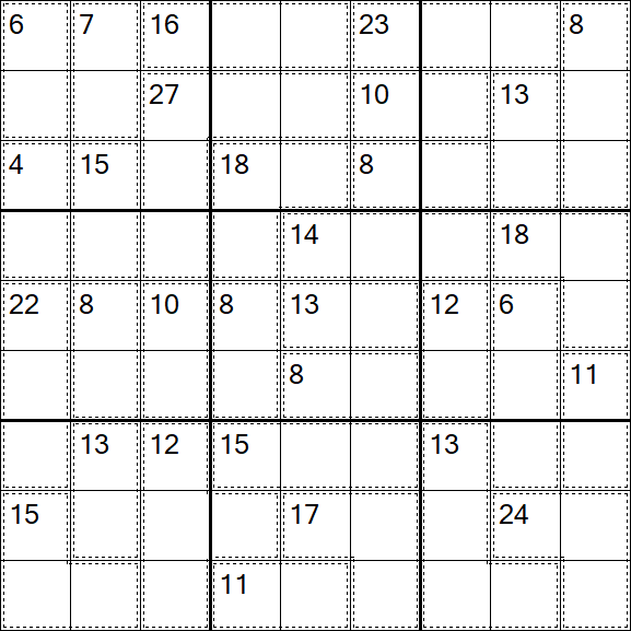 Killer Sudoku - Medium