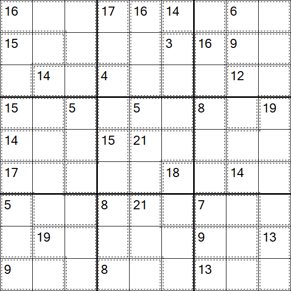 Killer Sudoku - Medium