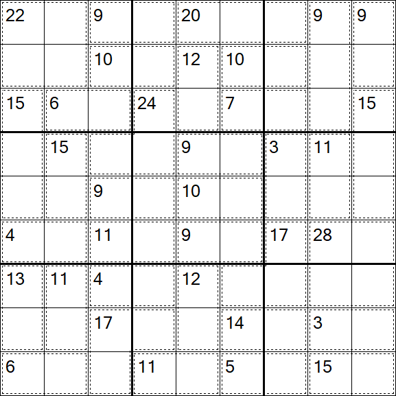 Killer Sudoku - Medium