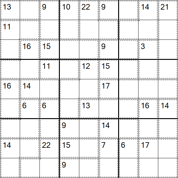 Killer Sudoku - Medium