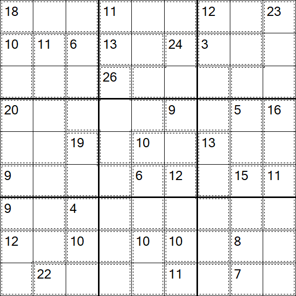 Killer Sudoku - Medium