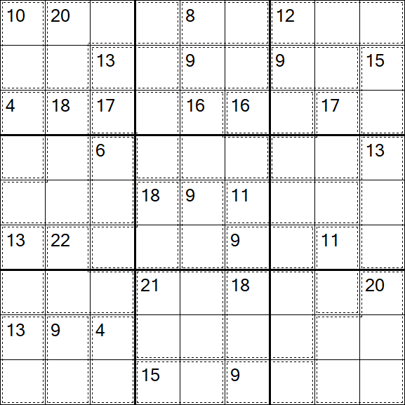 Killer Sudoku - Medium