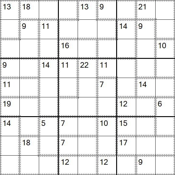 Killer Sudoku - Medium