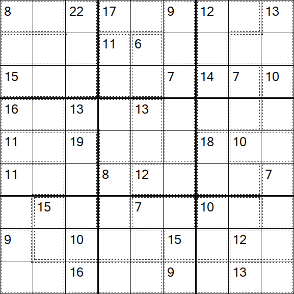 Killer Sudoku - Medium