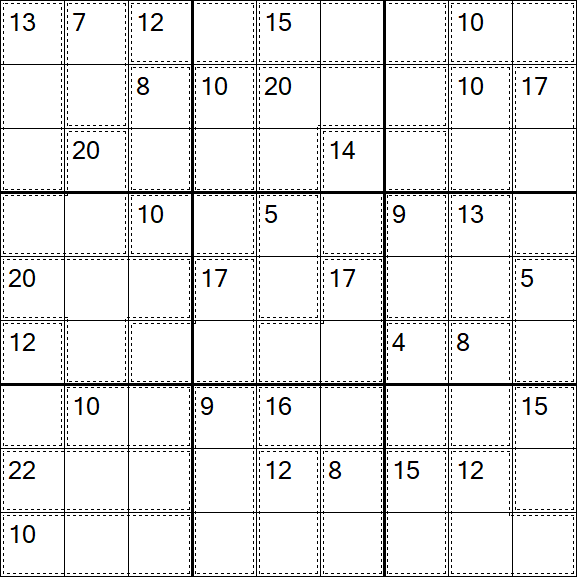 Killer Sudoku - Medium