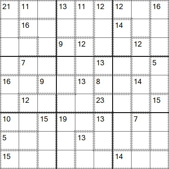 Killer Sudoku - Medium