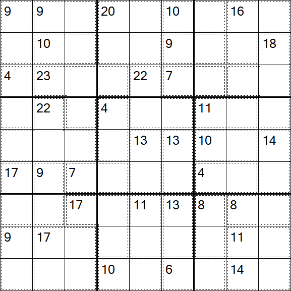 Killer Sudoku - Medium