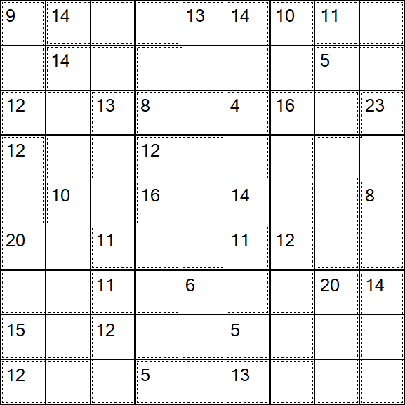 Killer Sudoku - Medium