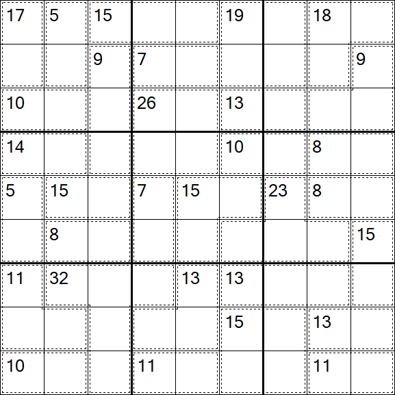 Killer Sudoku - Medium