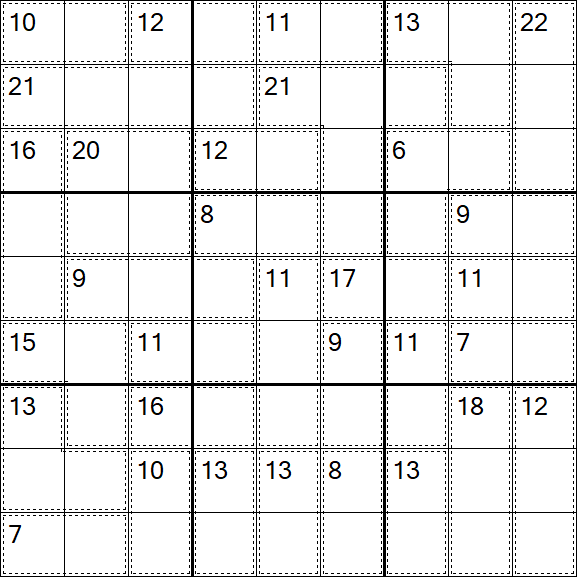 Killer Sudoku - Medium