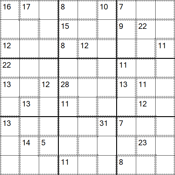 Killer Sudoku - Medium