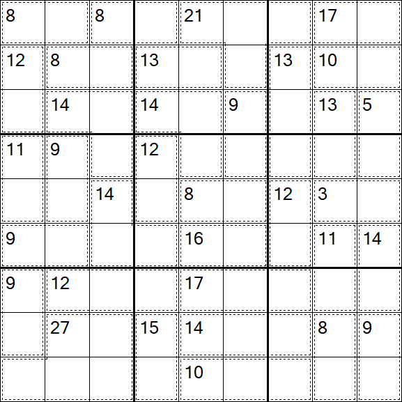 Killer Sudoku - Medium