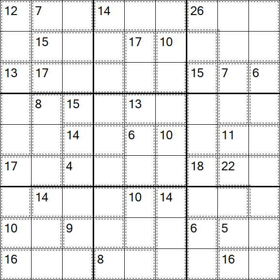 Killer Sudoku - Medium