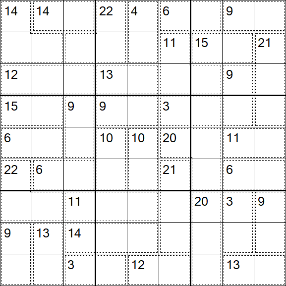 Killer Sudoku - Medium