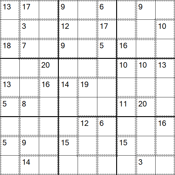 Killer Sudoku - Medium