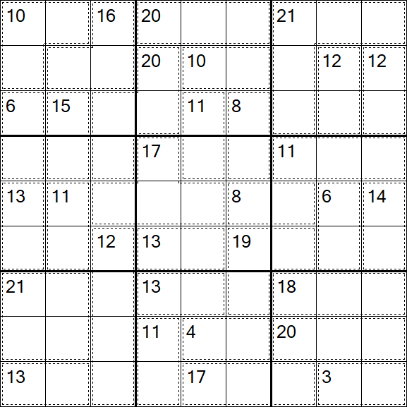 Killer Sudoku - Medium