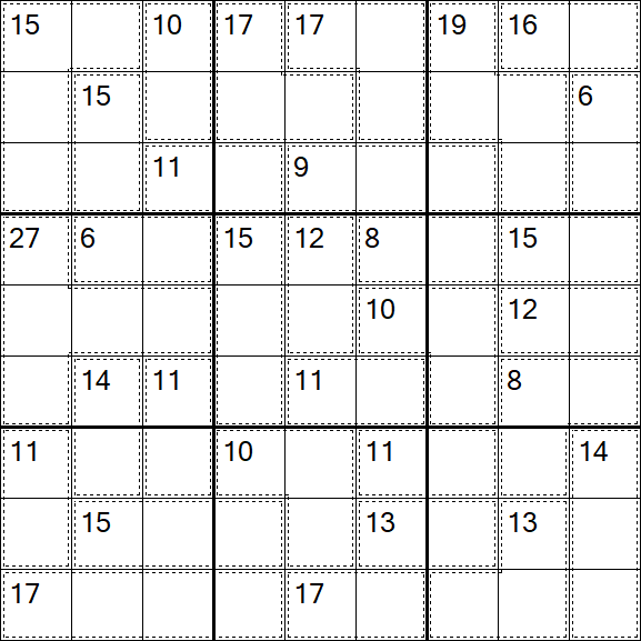 Killer Sudoku - Medium