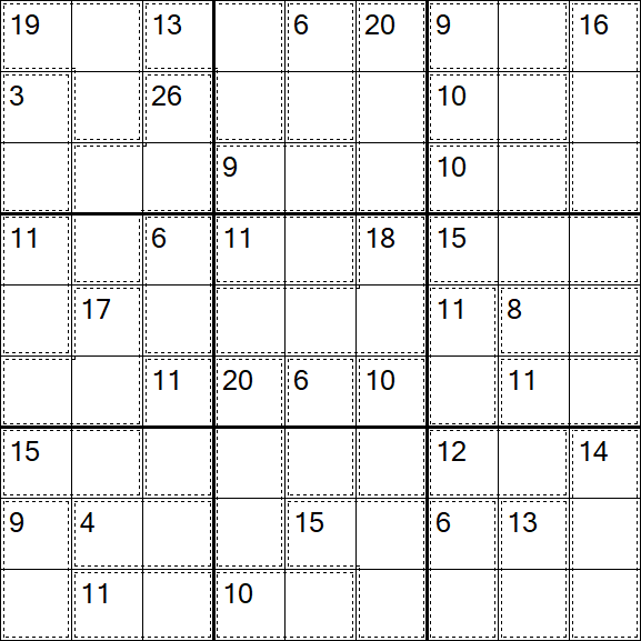 Killer Sudoku - Medium