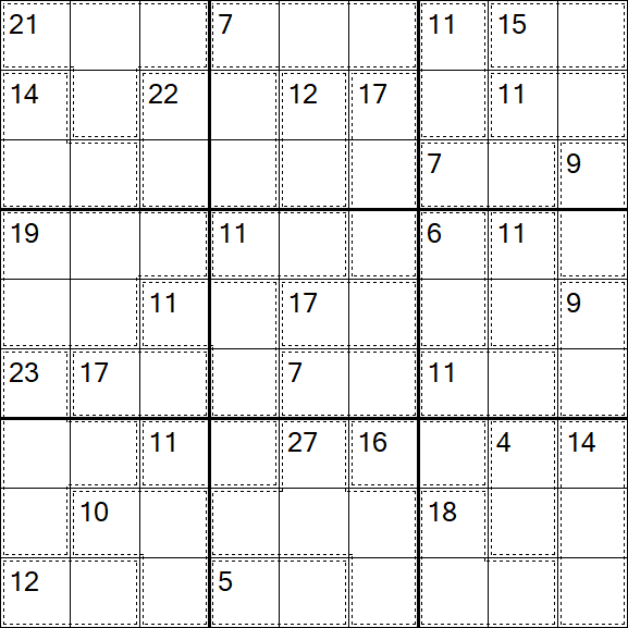 Killer Sudoku - Medium