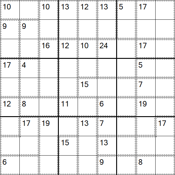 Killer Sudoku - Medium
