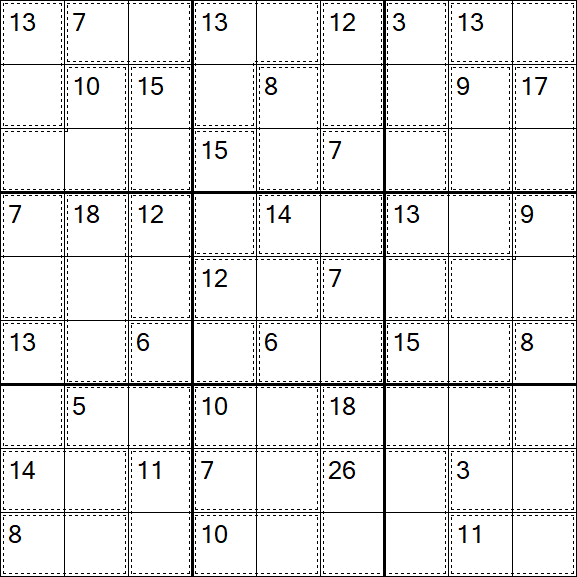 Killer Sudoku - Medium