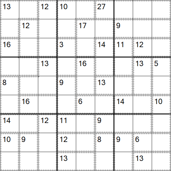 Killer Sudoku - Medium