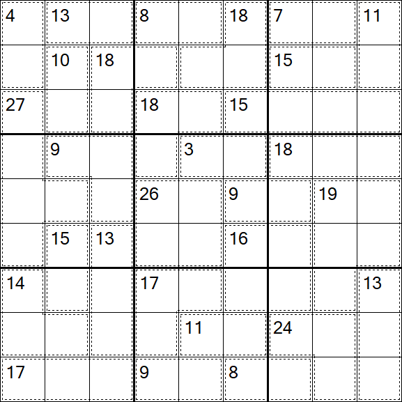 Killer Sudoku - Medium