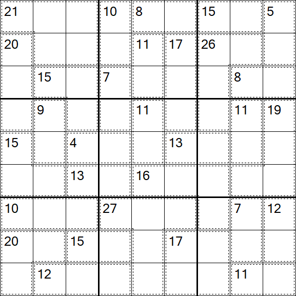Killer Sudoku - Medium
