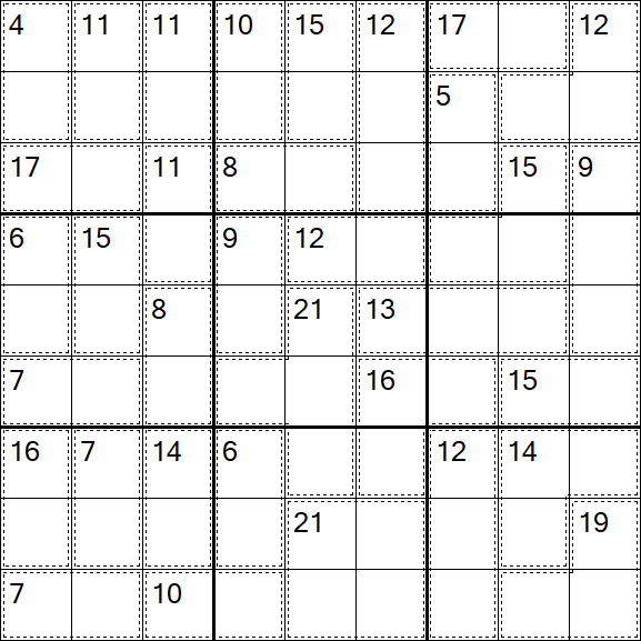 Killer Sudoku - Medium