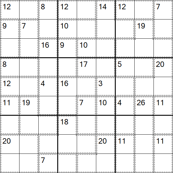 Killer Sudoku - Medium
