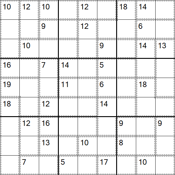 Killer Sudoku - Medium