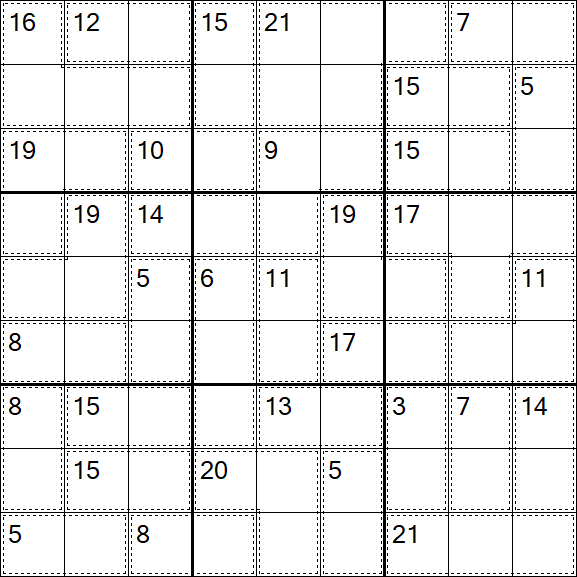 Killer Sudoku - Medium