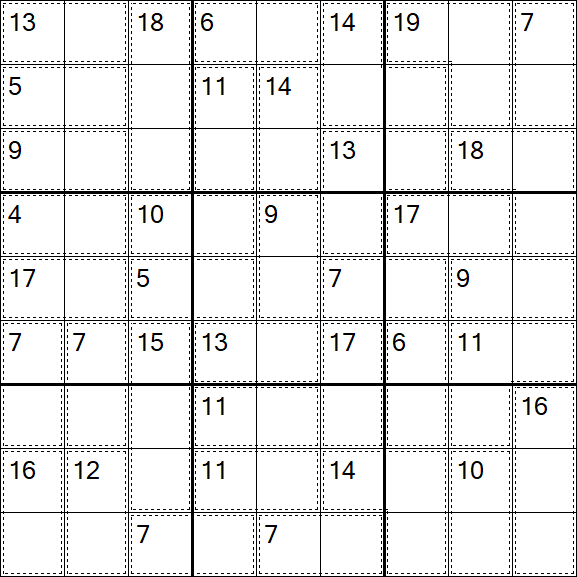 Killer Sudoku - Medium