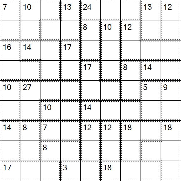 Killer Sudoku - Medium