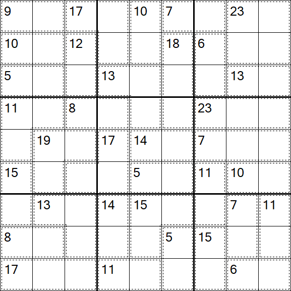 Killer Sudoku - Medium