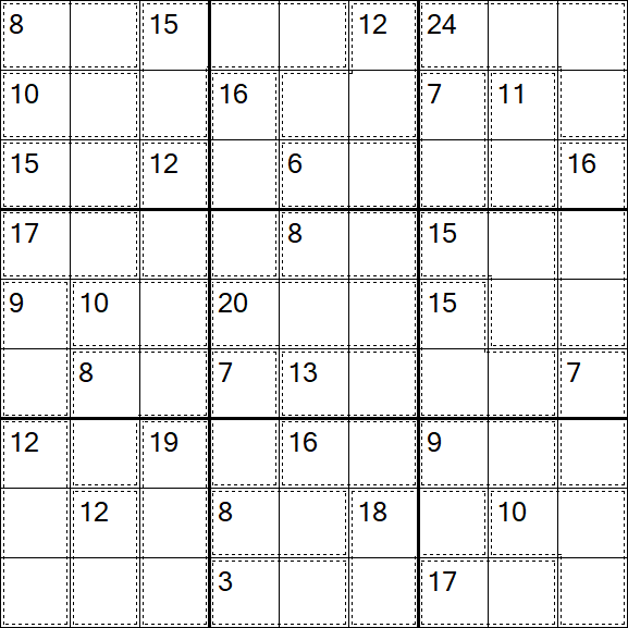 Killer Sudoku - Medium