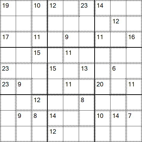Killer Sudoku - Medium