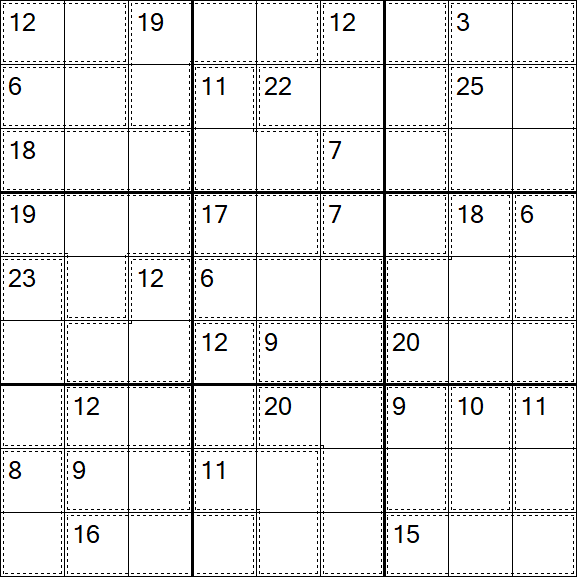Killer Sudoku - Medium